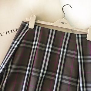 Authentic Burberry British Check skirt size 4